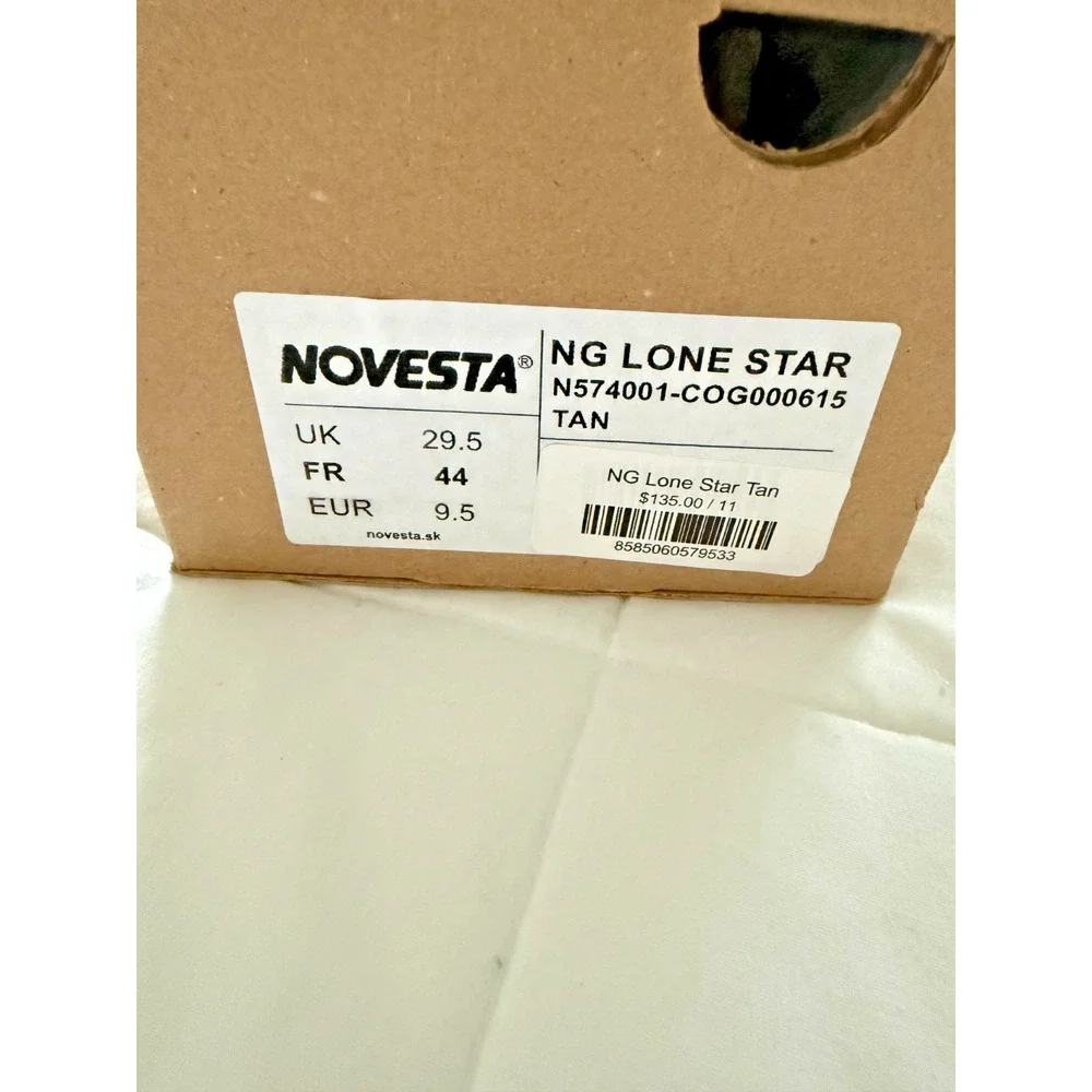 Novesta x Noel Gallagher NG Lone Star Tan Suede Chukka Boot EU 44 UK 9.5 NEW